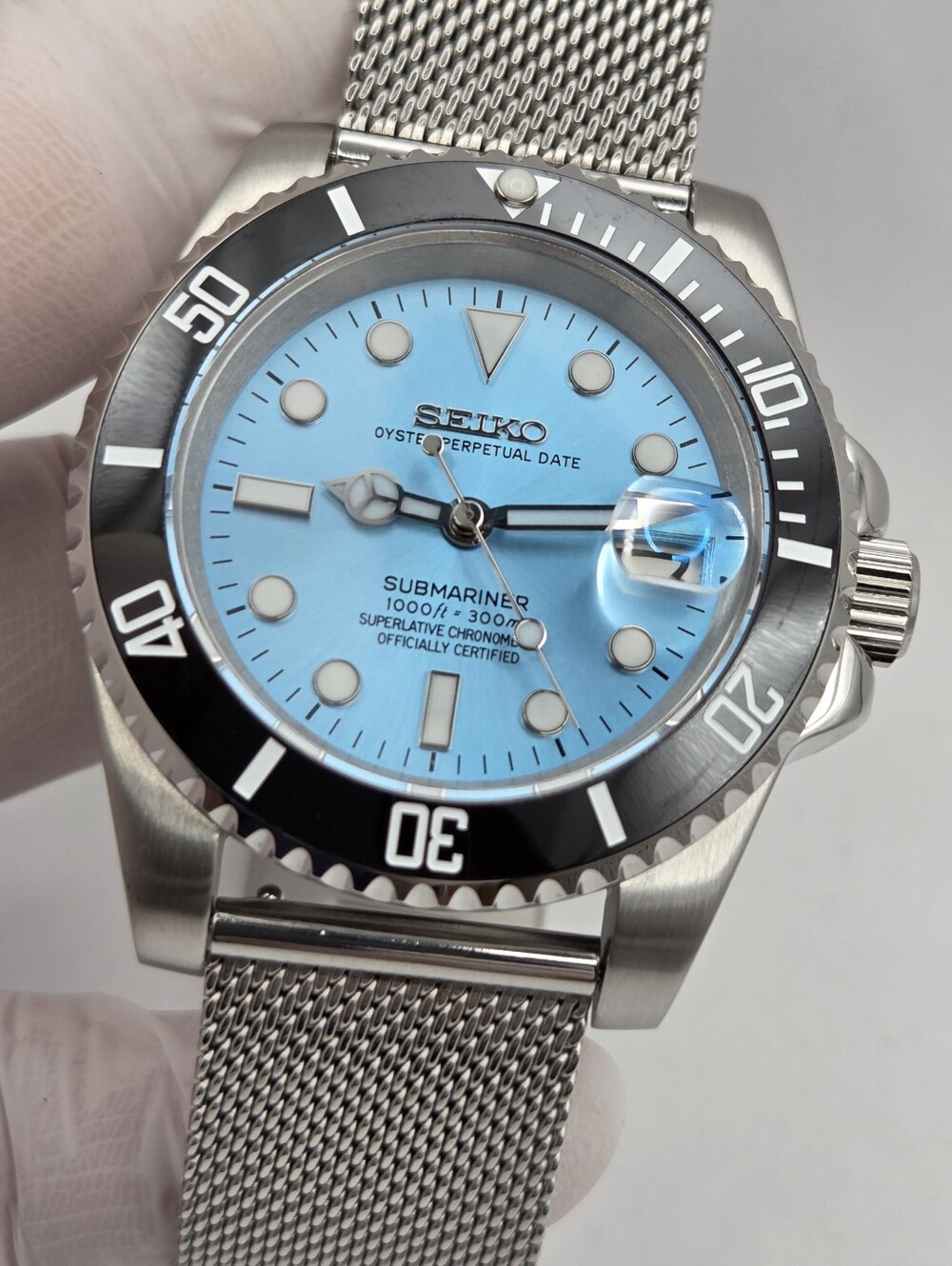 New Custom SeikoMod 40mm Automatic Dive Watch